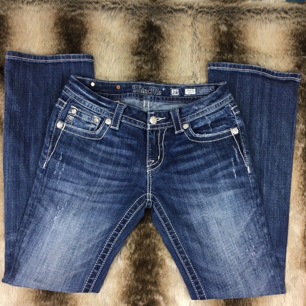 🛍 Miss Me Signature Bootcut Jeans, Size 28 - Picture 2 of 6
